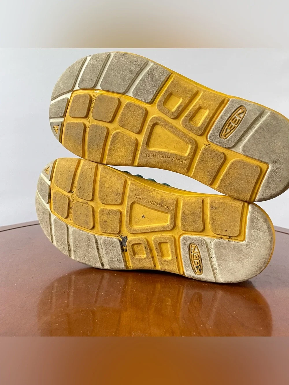 KEEN UNEEK Turquoise Woven Cord Sandals | US 7 - Picture 6 of 8